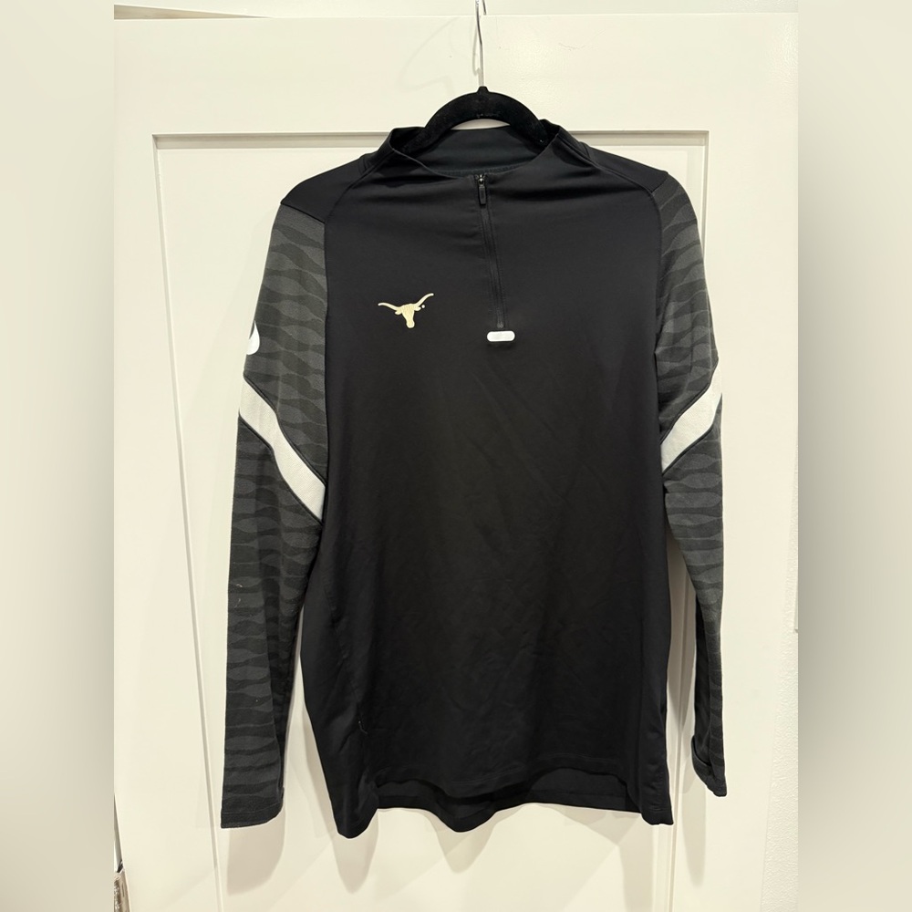 University of Texas Nike Black and Gray Performance Jacket